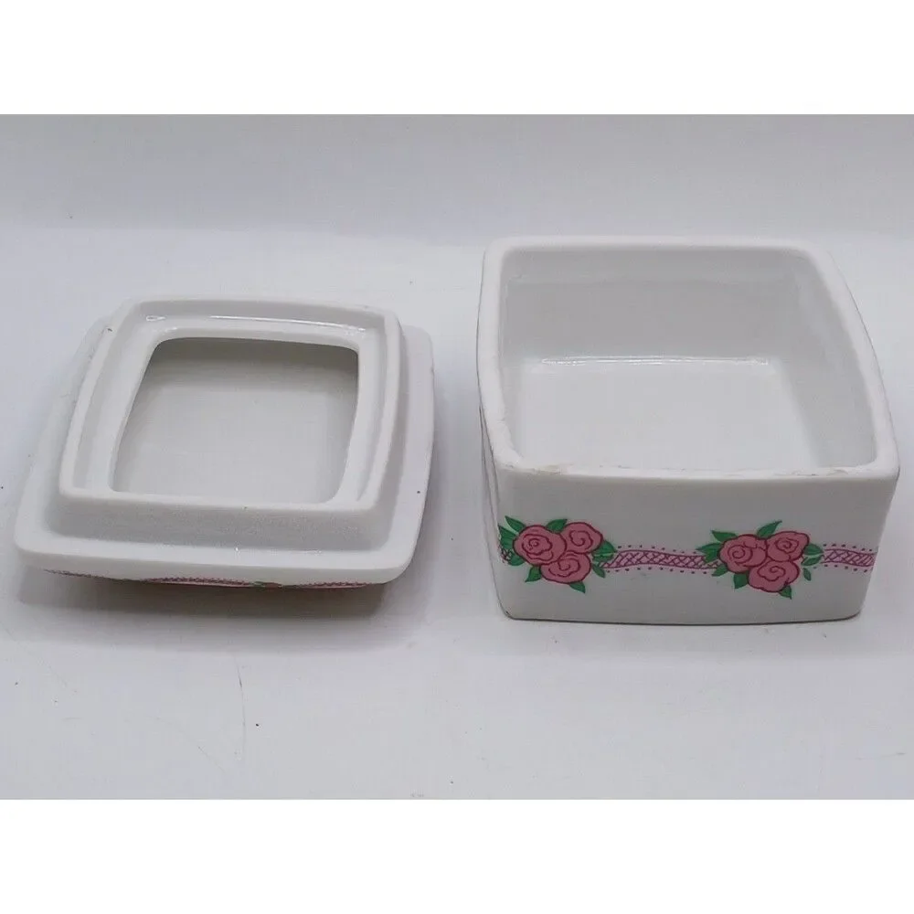 Vintage 1990 Playing Bridesmaid H1364 Maud Humphrey Bogart Trinket Box New Boxed